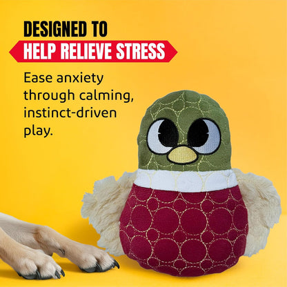 Bite Force -Durable & Strong Dog Toy Beak with Squeaker, Kevlar-Reinforced for Aggressive Chewers for Small Medium Large Dogs - Dark reg.