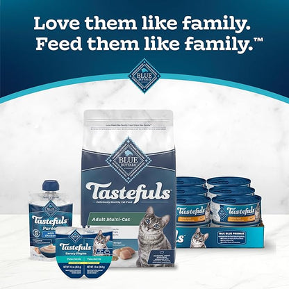 Blue Buffalo Tastefuls Adult Cat Dry Food, Multi-Protein Chicken & Turkey Recipe, 15-lb. Bag