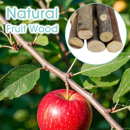 BNOSDM Sugar Glider Toy Natural Fruitwood Perch Stand Squirrel Hanging Wooden Climbing Pole Hamster Paw Grinding Perch Small Animal Cage Accessories for Chinchillas Rats Gerbil