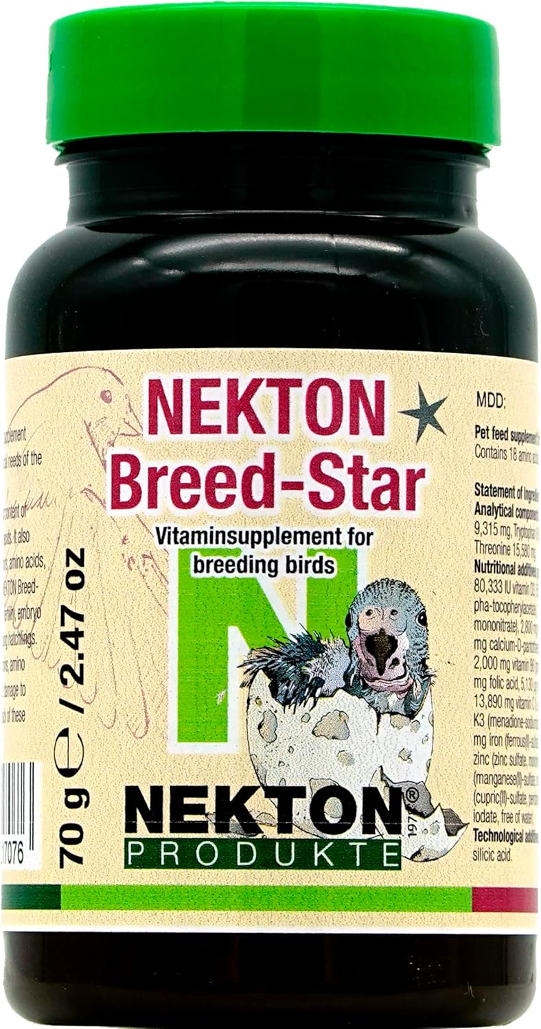 Nekton Breed-Star Breeding Supplement for Birds 70g / 2.47oz, Off White