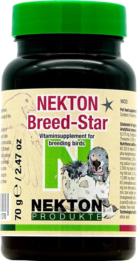 Nekton Breed-Star Breeding Supplement for Birds 70g / 2.47oz, Off White