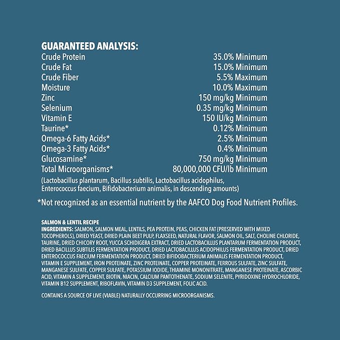 Amazon Brand - Wag Dry Dog Food Grain-Free Salmon & Lentil Recipe, High Protein (24 lb bag)