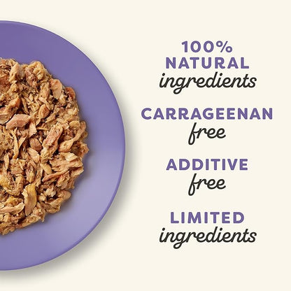 Applaws Natural Wet Cat Food in Broth, Limited and Natural Ingredients, High Protein with No Artificial Additives, Variety Pack in Broth (12 x 5.5oz Cans)