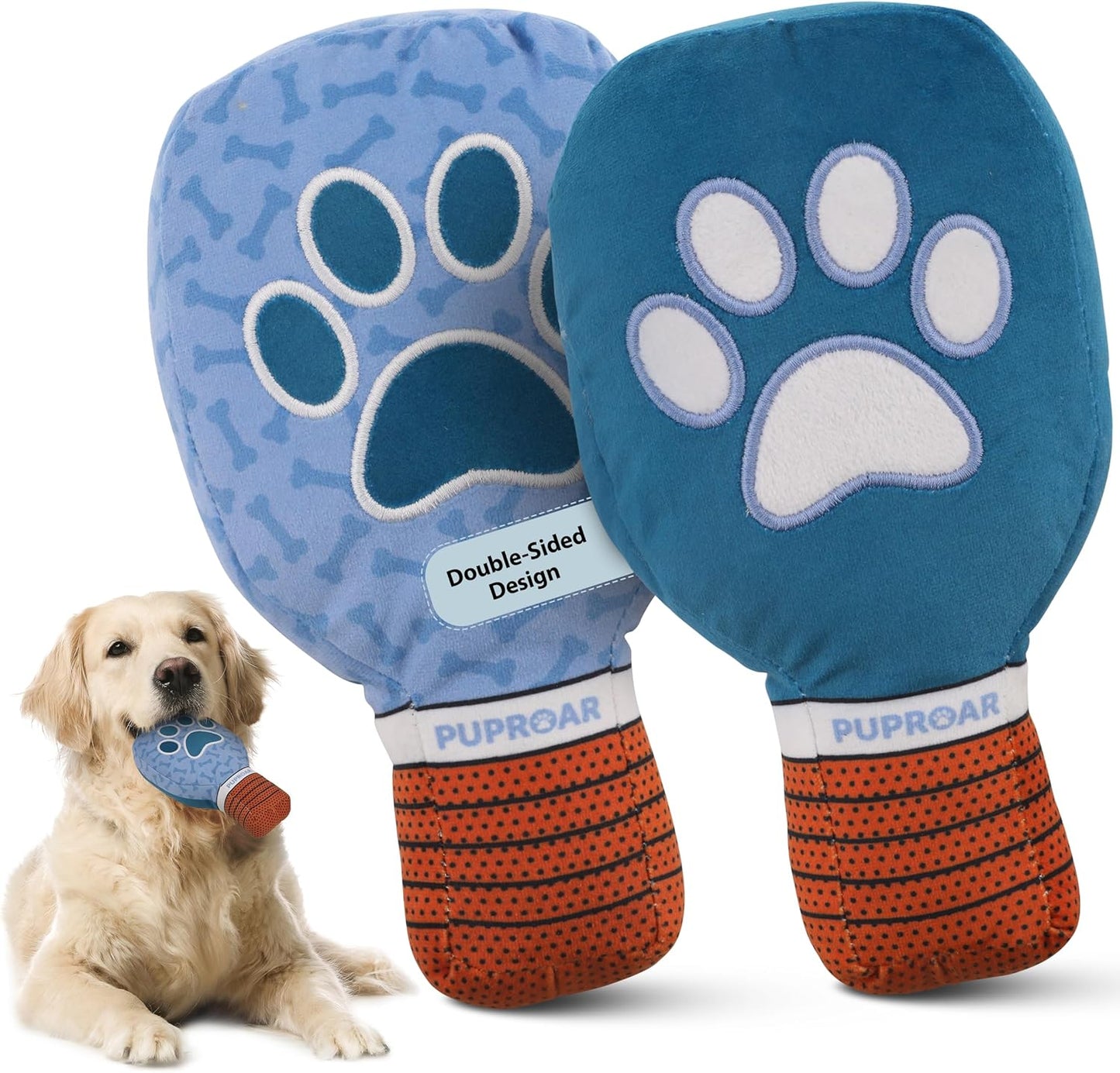 Pickleball Dog Toy – Christmas & Birthday Dog Toy Present & Pickleball Gift, Plush Pickle Ball Paddle with Interactive Squeaker & Crinkle, Funny Puppy Gift & Stocking Stuffer