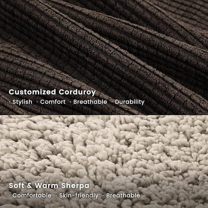 Miguel Washable Cat Beds for Indoor Cats, Easy to Wash Small Pet Sofa with Removable Cushion, Rectangle Bolster Kitten Bed with Anti-Slip Bottom, Brown 18 Inch