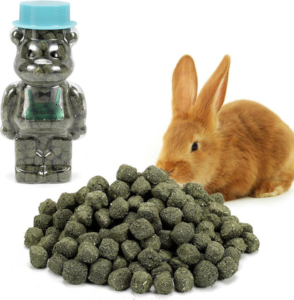 Timothy Hay Cubes 11 oz -100% Natural Timothy Hay Low Calcium, High Fiber for Rabbits Sulcata Tortoise Guinea Pig, Durable Chew Cubes (No Dust), 11 oz