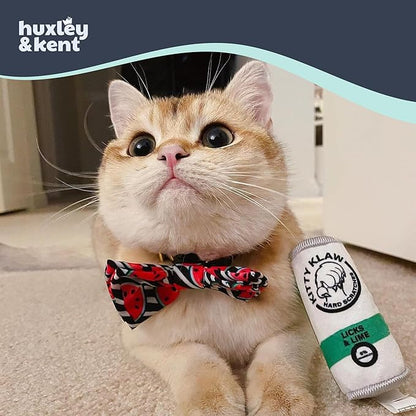 Huxley & Kent Plush Cat Toy - Interactive Catnip Toy for Cats & Kittens - Soft Kitty Toy with Crinkle & Catnip - Fun Indoor Play Toy - Kitty Klaw Licks & Lime