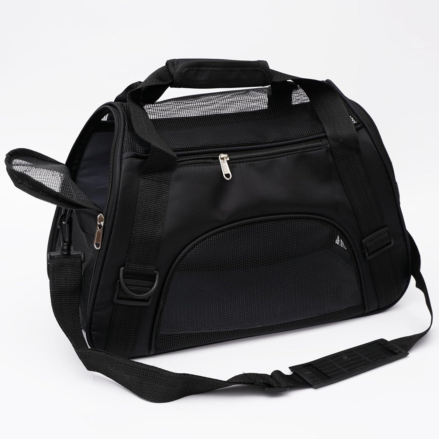 Pet Carrier Soft-Sided Carriers for Cat Carriers Dog Carrier for Small Medium Cats Dogs Puppies Pet Carrier Airline Approved Cat Dog Pet Travel Carrier (Small, Black)