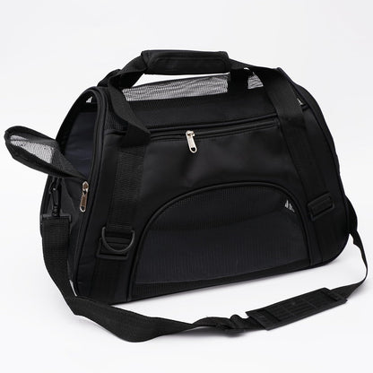 Pet Carrier Soft-Sided Carriers for Cat Carriers Dog Carrier for Small Medium Cats Dogs Puppies Pet Carrier Airline Approved Cat Dog Pet Travel Carrier (Small, Black)