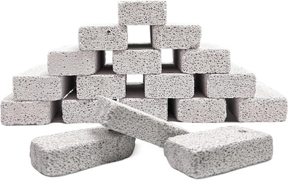 18 Pcs Small Animal Pet Lava Bites Chews Toy Mineral Calcium Stone Bunny Teeth Grinding Block for Hamster Chinchilla Rabbit Squirrel Rat Parrot Guinea Pig