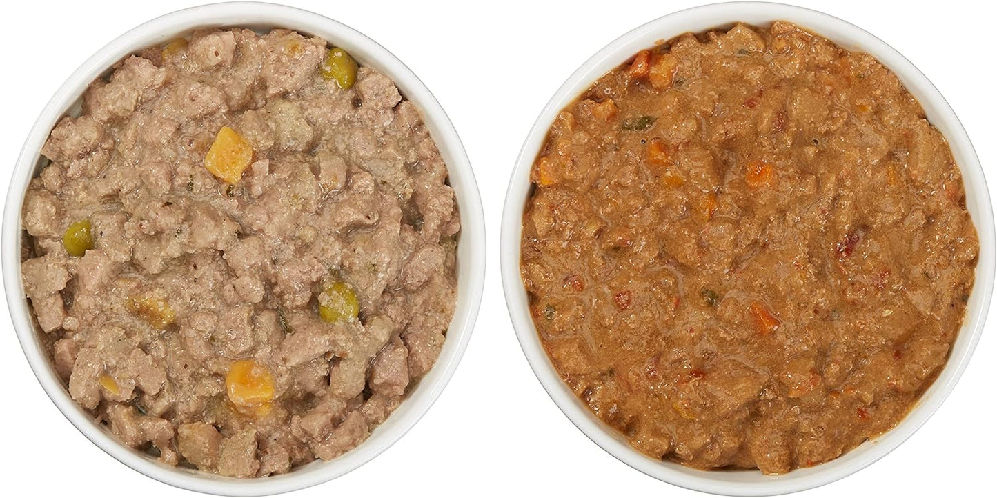 Amazon Brand – Wag Wet Dog Food Cups, Chicken & Beef in Gravy Variety Pack, 3.5oz, 24 Pack