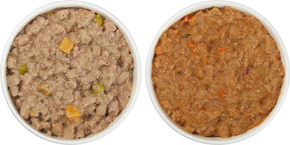 Amazon Brand – Wag Wet Dog Food Cups, Chicken & Beef in Gravy Variety Pack, 3.5oz, 24 Pack