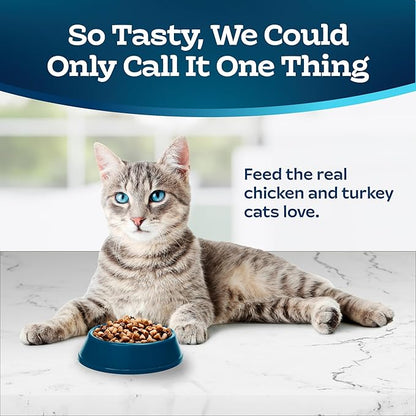 Blue Buffalo Tastefuls Adult Cat Dry Food, Multi-Protein Chicken & Turkey Recipe, 15-lb. Bag