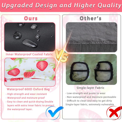 DZWLKJ Guinea Pig Hay Feeder, 600D Polyester, Watermelon, Rabbit Hay Feeder Bag, Guinea Pig, Chinchilla, Hamsters, Small Pets, 1 Pack, Foldable, Lightweight