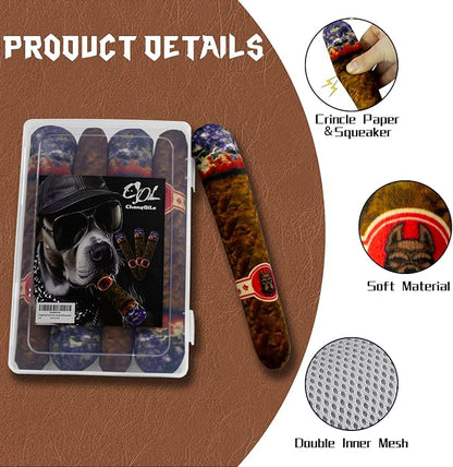 5 Pack Squeaky Toys with a Box, Funny Interactive Giggle Sound Plush Puppy Toys, Plush for Small to Medium Breed, Pet Chew Puppy Gift Dog Accessories