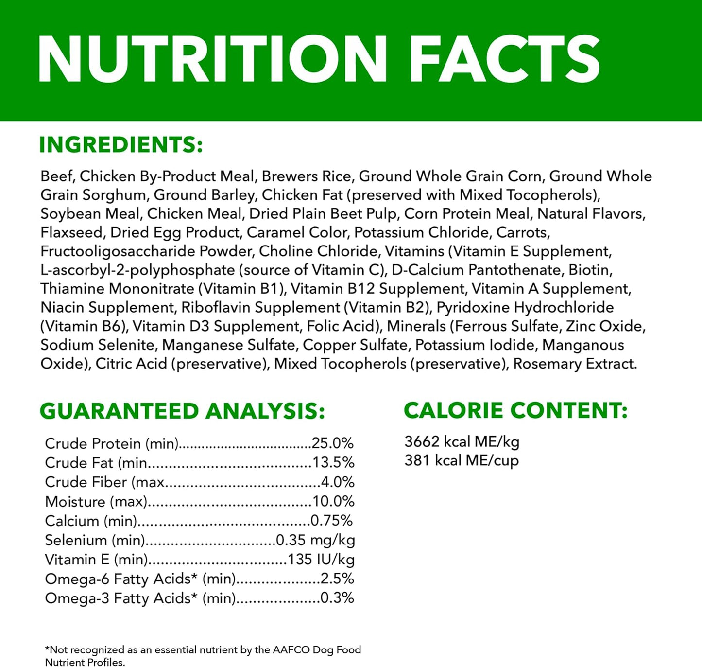 IAMS Proactive Health Adult Dry Dog Food Beef and Rice Recipe, 7 lb. Bag