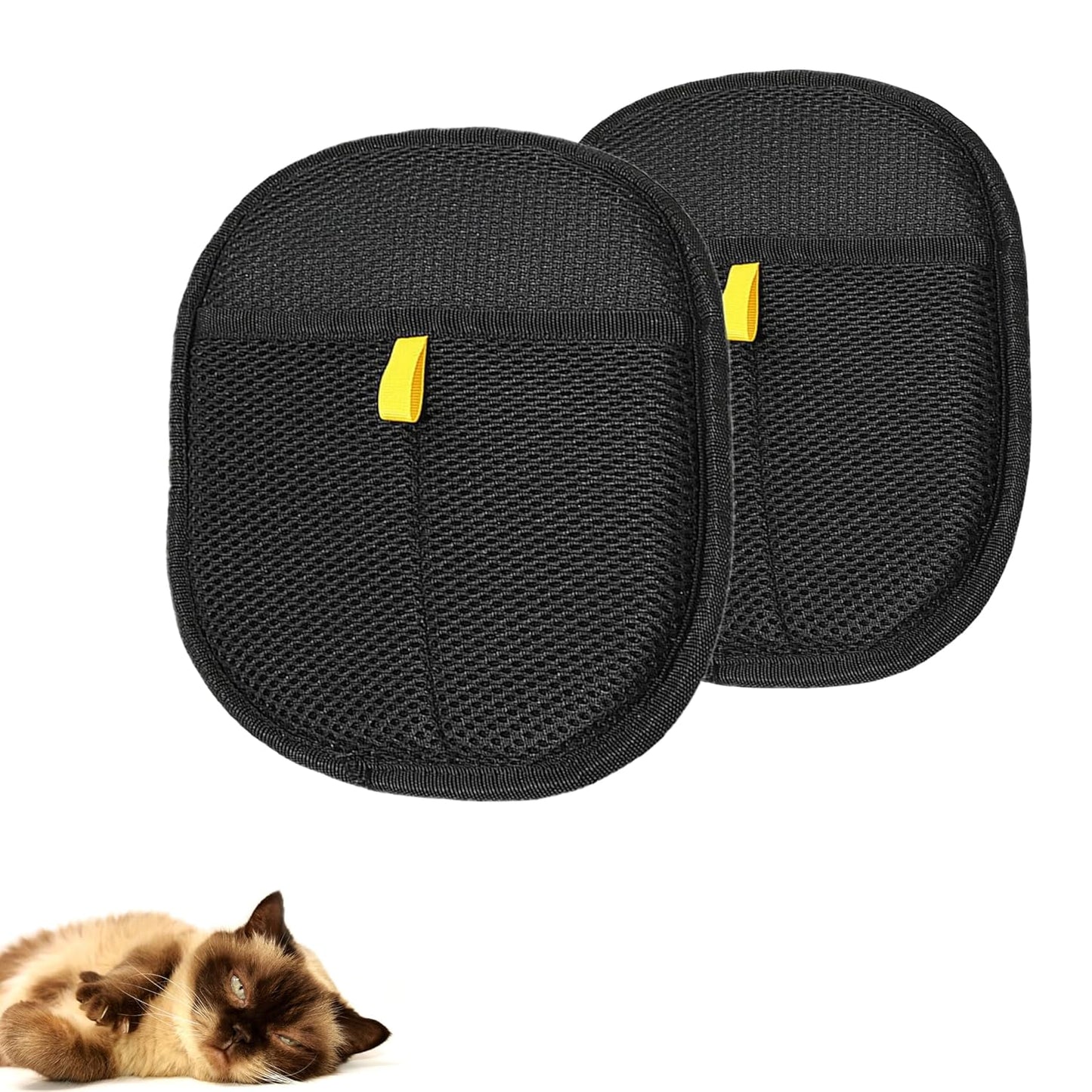 Pet Hair Removal Glove for Cats & Dogs, Electrostatic Reusable Magic Brush Pet Hair Remover Tool for Couch, Furniture,Car Seat,Pet Grooming