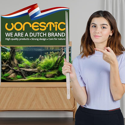 Heavy Duty Aquarium Tweezers Extra Long 24 Inch, Straight Aquarium Plant Tweezers, Long Tweezers for Terrarium and Aquarium, Aquarium Tongs, Long Tweezers for Plants