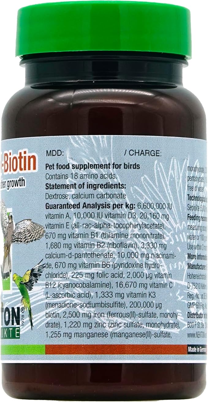 Nekton-Bio for Bird Feathering,white,75gm