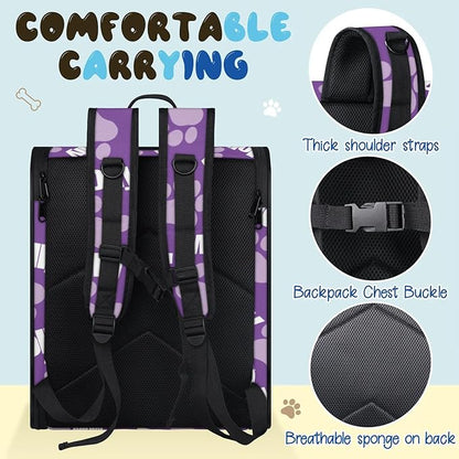 Cat Backpack Carrier-Customizable, Breathable Pet Carrier Backpack for Outdoor Travel/Vet Visits/Daily Use, Adjustable & Secure Design for Small Dogs and Cats Style5