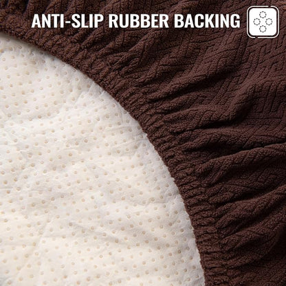 Nanbowang Waterproof Dog Bed Cover - Washable, Quilted Pet Pillow Replacement - Easy to Remove Hair - Lovely Puppy Bed for Dog/Cat 22x35 Brown