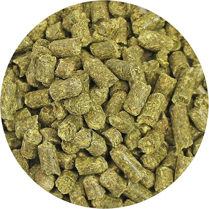 Timothy Pellets (7.5 lb.) - 100% All Natural, High Fiber, Sun Cured Timothy Hay Grass Food & Treat - Rabbits, Guinea Pigs, Chinchillas, Degus, Prairie Dogs, Tortoises, Hamsters, Gerbils, Rats
