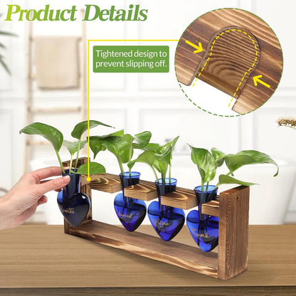 Plants Propagation Stations Plant Terrarium Kit for Bathroom Glass Planters for Indoor Plants Bathroom Decor Accessories - Relax Soak Unwind Breathe