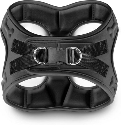 Comfort fit Step-in Dog & Puppy Harness - Comfortable All Weather Dog Vest Harness: Adjustable, Soft Padded, Easy to Put-on for Small, Medium-Sized Dogs.