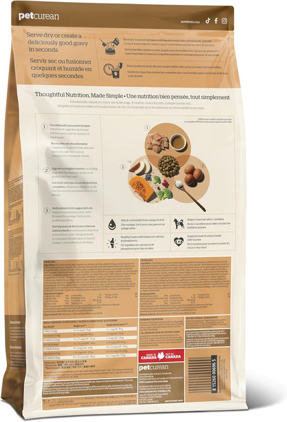 Now Fresh Good Gravy, Bone Broth Coated Kibble, Dry Dog Food, Chicken Adult Recipe with Grains, All Breed Size, 3.5 lb Bag