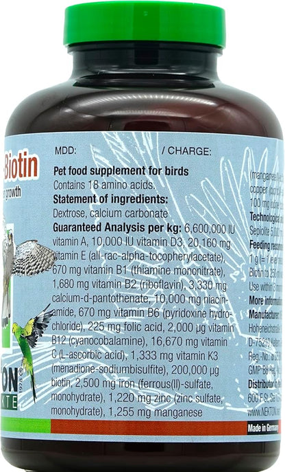 Nekton-Biotin for Bird Feathering 330gm/ 11.64oz