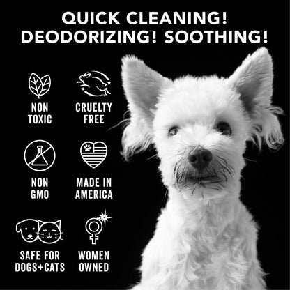 Pride and Groom The Swipe – Soothing Coat Grooming Dog and Pet Wipes with Signature Scent for Quick Cleaning & Deodorizing Face, Paw, Fur in Between Baths and After Dinner & Playtime – 50 Wipes
