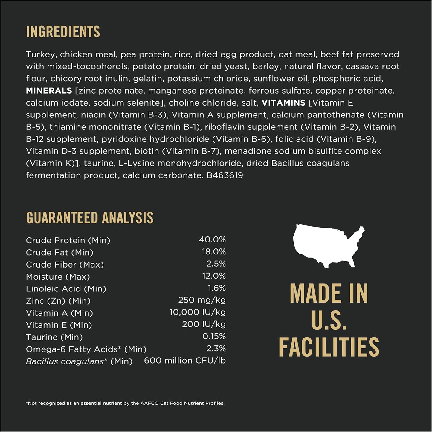 Purina Pro Plan With Probiotics, Sensitive Skin & Stomach, Natural Dry Cat Food, Turkey & Oat Meal Formula - 3.2 lb.