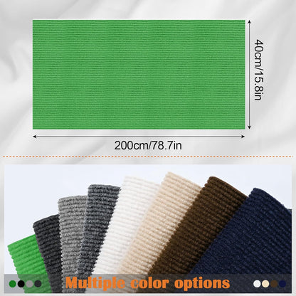 Cat Scratch Furniture Protector - 78.7" x 15.8" Trimmable Self-Adhesive Cats Claws Scratch Pads, DIY Cat Climbing Couch Protector for Scratch Post Cat Tree Replacement Indoor (Green)