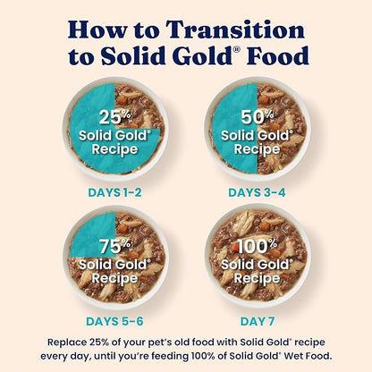 Solid Gold Five Oceans Holistic Grain Free Wet Cat Food, Mackeral & Tuna in Gravy, All Life Stages, 3oz Can, 24 Count (Packaging May Vary)