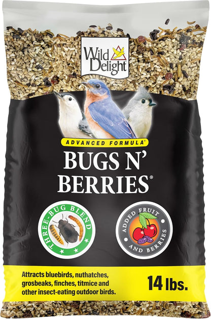 Wild Delight Advanced Formula Bugs N Berries Wild Bird Food 14 lbs