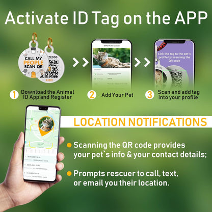 BRONZEDOG Leather Cat Collar with Removable Bells Non Breakaway Kitten QR Tag for Girl Boy (9" - 12" Cats/Mini Dogs, Red & Silver)