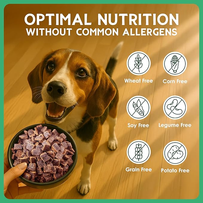 Farmland Traditions The Good List Air-Dried Dog Food, Premium Lamb, Venison, & Bone Broth for Dogs, Protein Rich & Grain-Free Nutrition, 1 Pound Bag