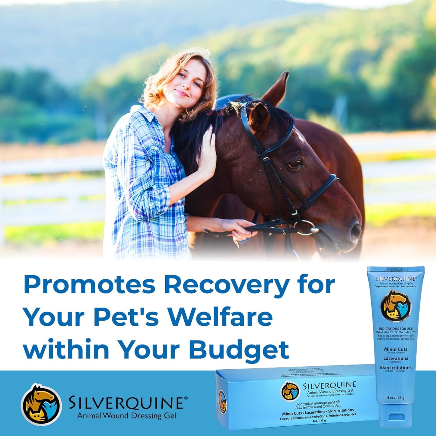 Hot Spot Gel for Dogs and Cats - Dog Wound & Pet Skin Irritation Solution for Birds, Hamsters, Emergency Kit, Hydrogel Ointment for Cuts, Burns, Itch, Pet Restoration & Wellness - 4.0 Oz