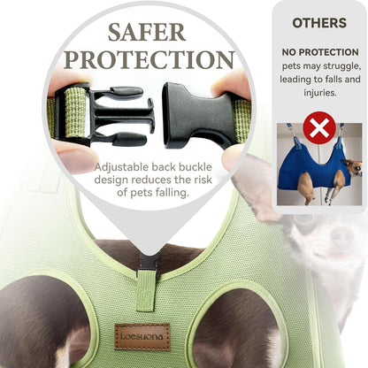 Dog Grooming Hammock – for Dogs Cat Grooming Hammock,Dog Sling for Nail Trimming with Dog Nail Clippers for Small Dogs,Dog Hammock for Nail Trim,Dog Hanging Harness for Nail Trimming