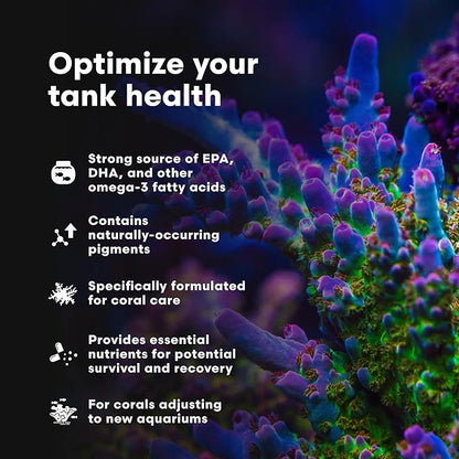 Brightwell Aquatics - Restor Liquid Coral Tissue Supplement - Fish Tank Reef Nutrition for Live Coral Growth Acceleration, Colour Vibrancy, & Restoration Additive - Saltwater Reef Supplies, 5.28 GAL