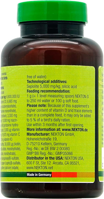 Nekton-S Multi-Vitamin for Birds, 150gm