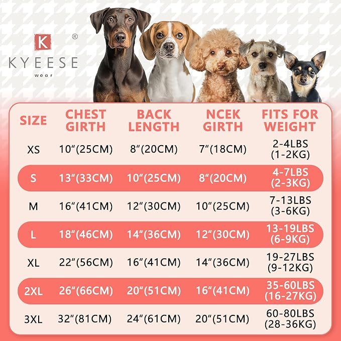 KYEESE Dog Sweater Warm Turtleneck Small Dogs Sweater with Gingham Patchwork Soft Pullover Dog Sweaters for Small Dogs Girl Comfy Puppy Coat for Fall Winter Cold Weather Stretchy Knitwear Cat Clothes
