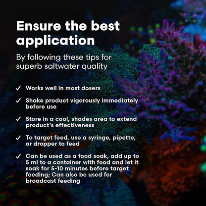 Brightwell Aquatics Coral Inertia NRG+ - All in One Coral Super Food and Multi Nutrient Supplement for All Corals and Their Allies - Aquarium Water Treatments, 500 ml