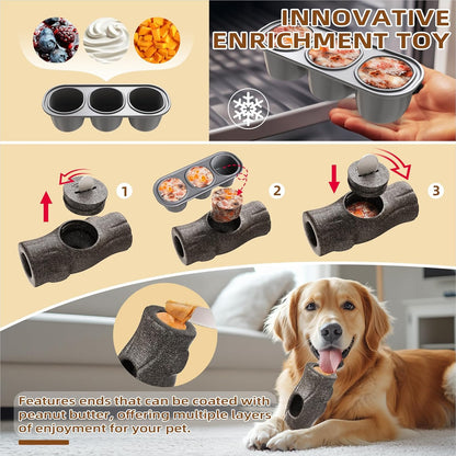 Dog Toys for Aggressive Chewers,Indestructible Dogs Toy for Large/Medium Breed,Frozen Dog Treat Holder to do Keep Them Busy to Reduces Anxiety