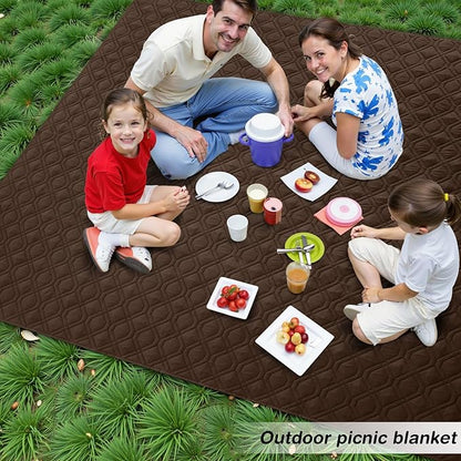 hyha Waterproof Dog Bed Blanket, Soft Pet Blankets, Waterproof Couch Cover for Dogs, Reversible Sofa Covers Washable for Furniture (82x102 Inch, Chocolate/Dark Grey)