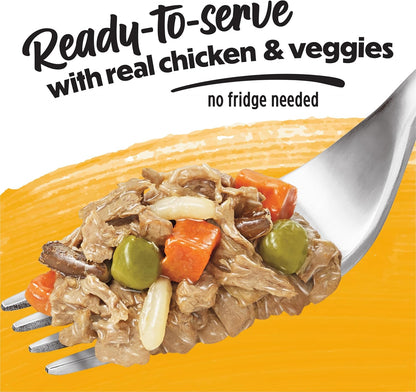 Purina Beneful Wet Dog Food, Chopped Blends With Chicken - 10 oz. Tubs (Pack of 8)