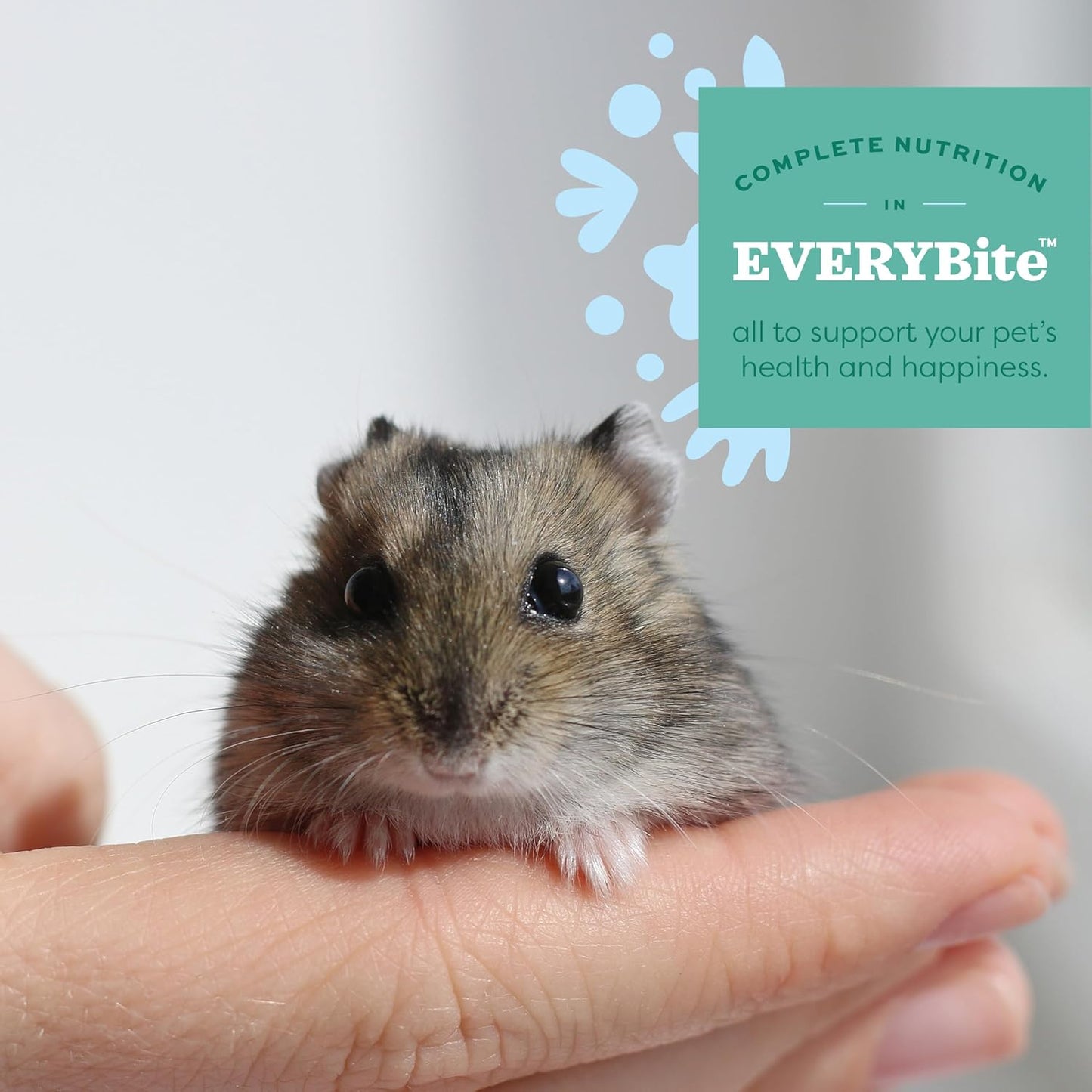 Oxbow Essentials Hamster and Gerbil Food – Complete Daily Diet with Vitamins & Minerals, High-Fiber Uniform Pellets for Balanced Nutrition, Vet-Formulated Small Animal Food, 15 lb, Made in USA