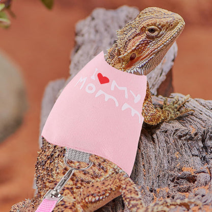 Bearded Dragon Adjustable Harness with Leash,Bearded Dragon Harness Leash Set for Lizards,Chameleon,Rat and Other Small Animal,Traction Rope Walking Leash Reptile Halloween Costume Accessories