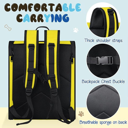 Cat Backpack Carrier-Customizable, Breathable Pet Carrier Backpack for Outdoor Travel/Vet Visits/Daily Use, Adjustable & Secure Design for Small Dogs and Cats Style3