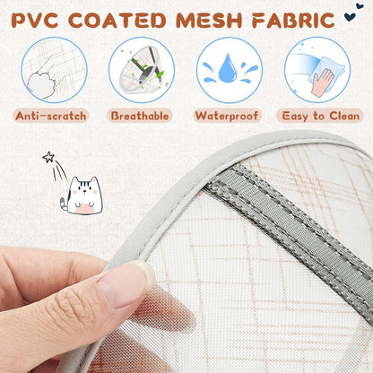 Supet Cat Cone Collar Soft, Air Mesh Recovery Collar to Stop Licking, Breathable Neck Cone Alternative for Small Kitten, Lightweight Cat Head Cone Anti Scratch (S)